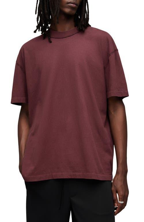 Allsaints Isac Oversized Fit Short Sleeve Crew Tee Product Image