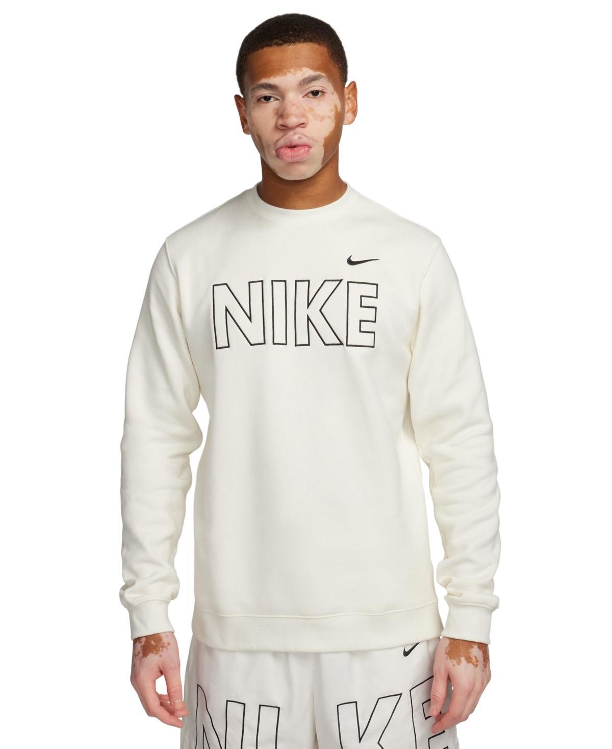 Nike Mens Sportswear Club Fleece Embroidered Logo Sweatshirt - Game Royal Product Image