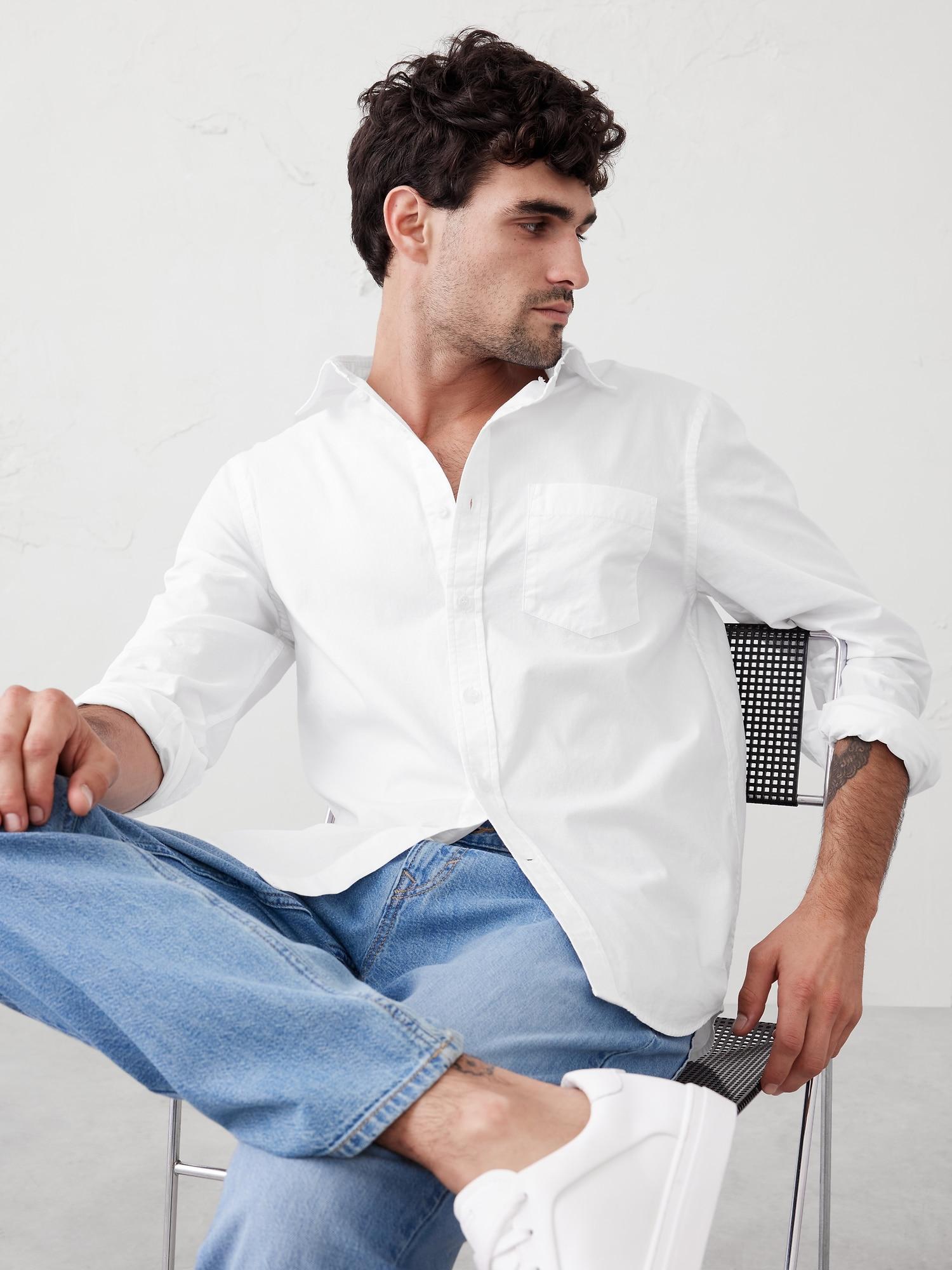 Slim Cotton Shirt Product Image