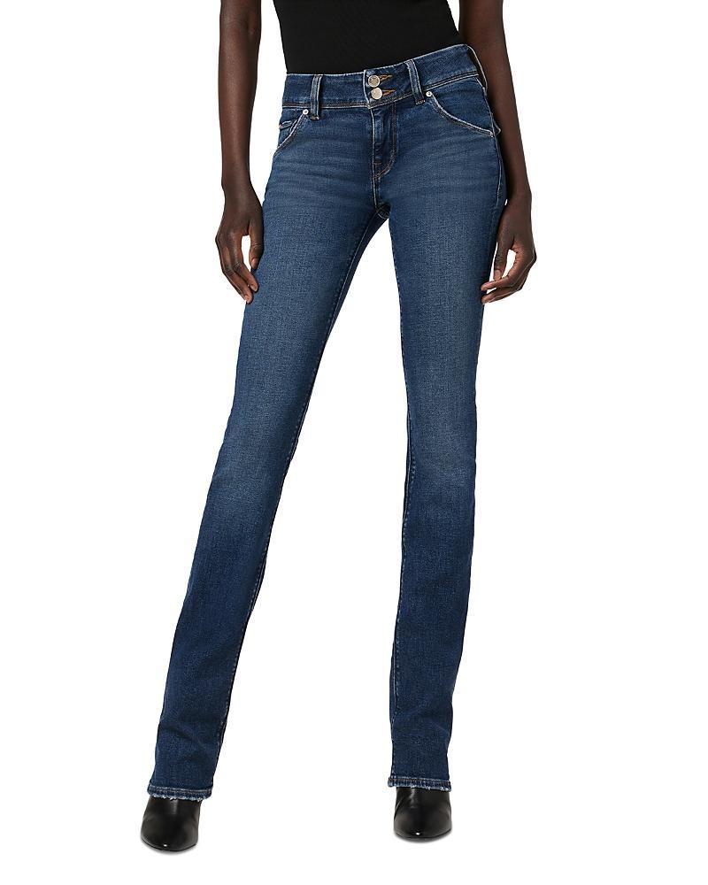 Hudson Beth Mid Rise Baby Bootcut Jeans in Olympic Product Image
