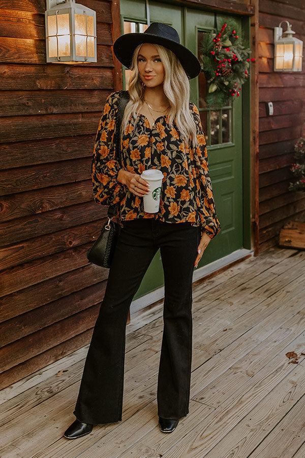 Garden Lovely Shift Top in Copper Product Image