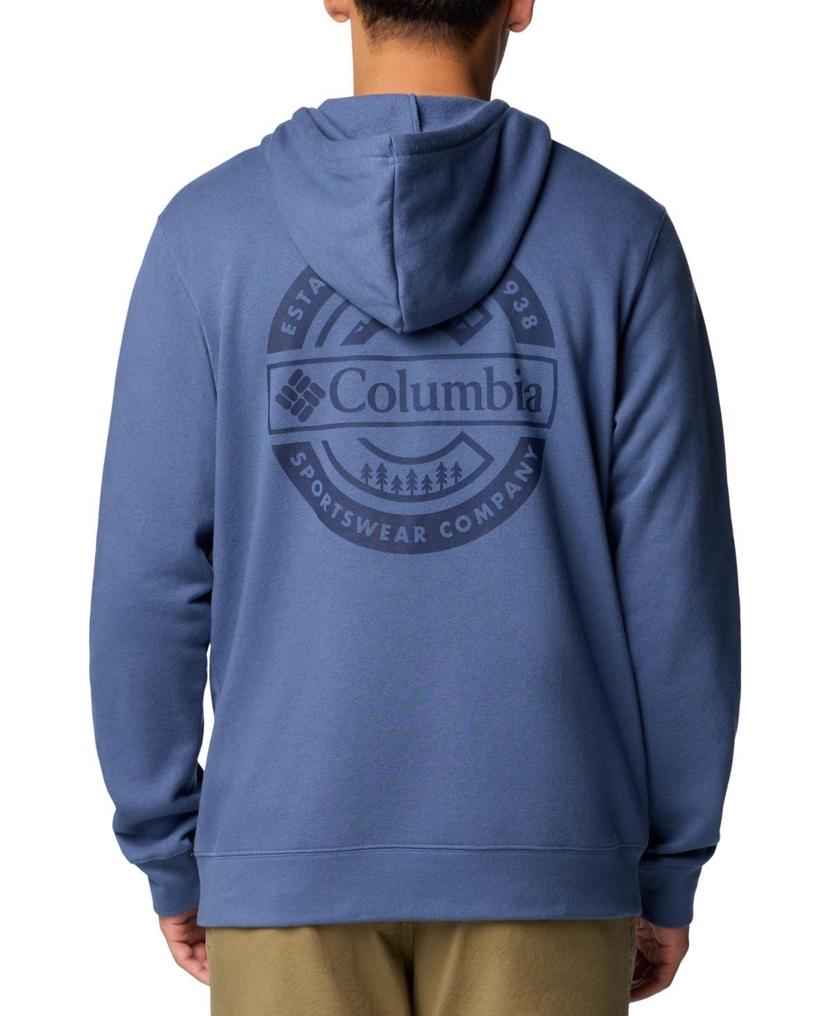 Men's Columbia Trek Graphic Fleece Hoodie, Size: XXL, Delta Tree Product Image