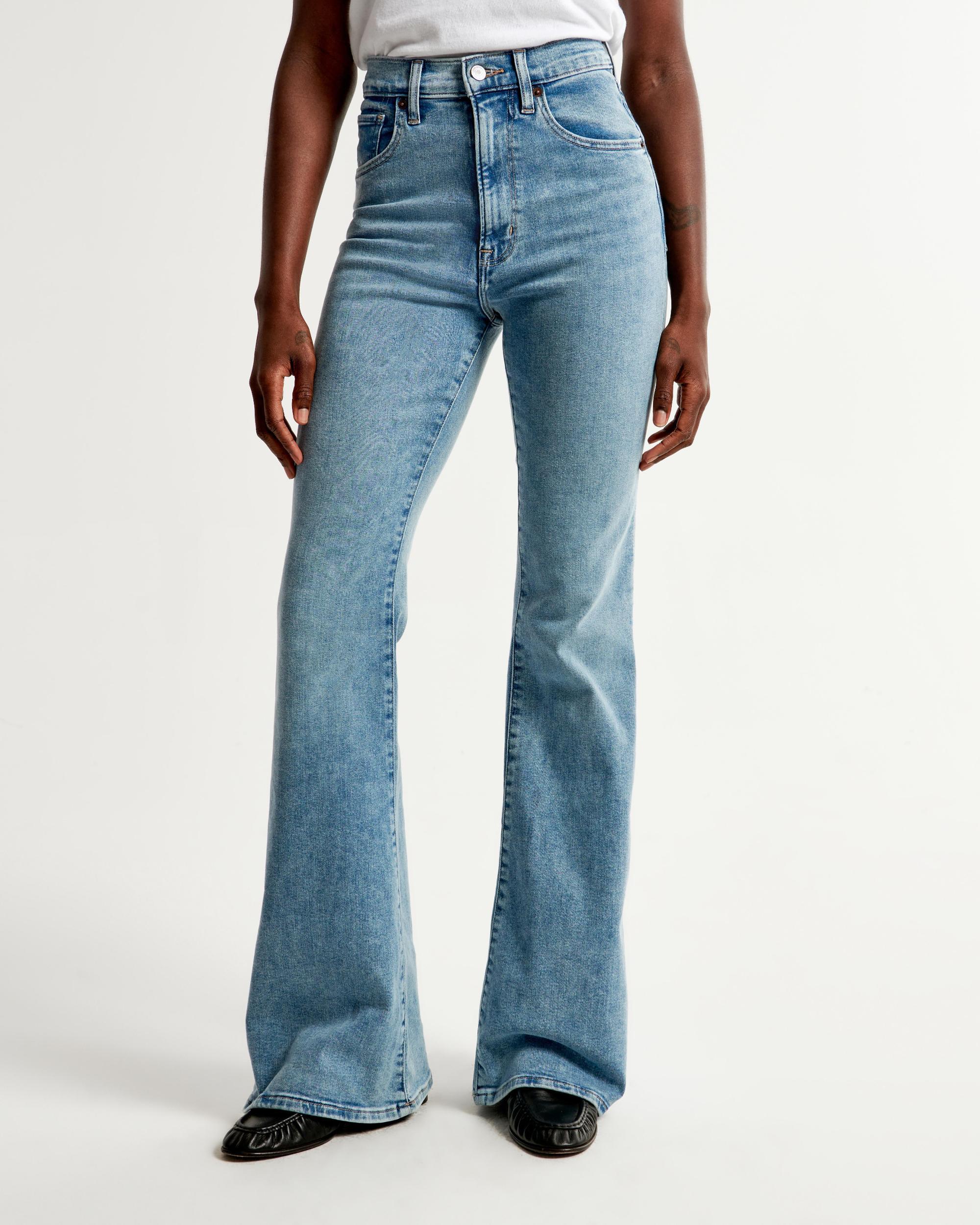 Ultra High Rise Stretch Flare Jean Product Image