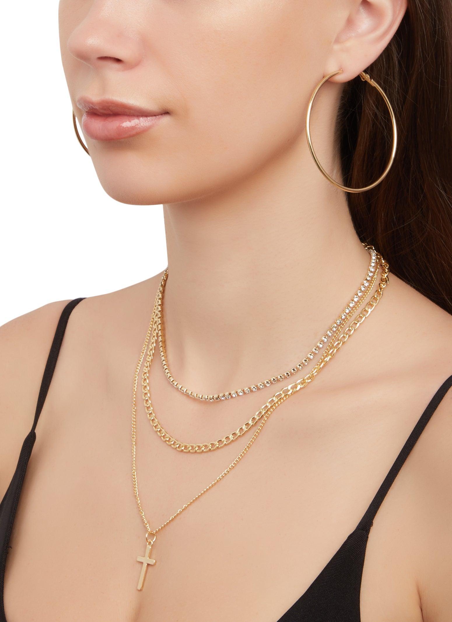 Assorted Stud and Hoop Earring Set of 6 Female Product Image