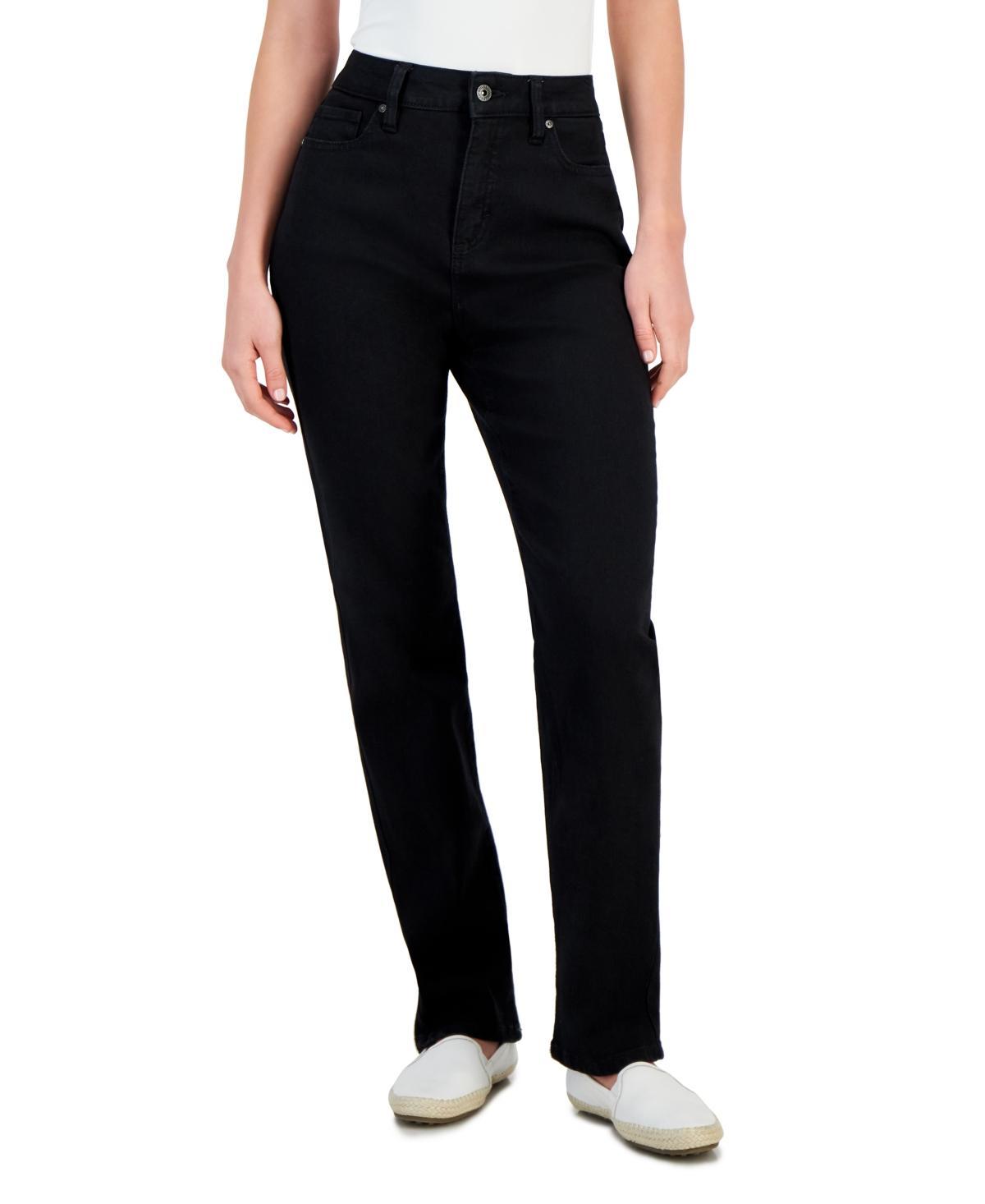 Style & Co Womens High Rise Straight-Leg Jeans, Regular, Short and Long Lengths, Created for Macys Product Image
