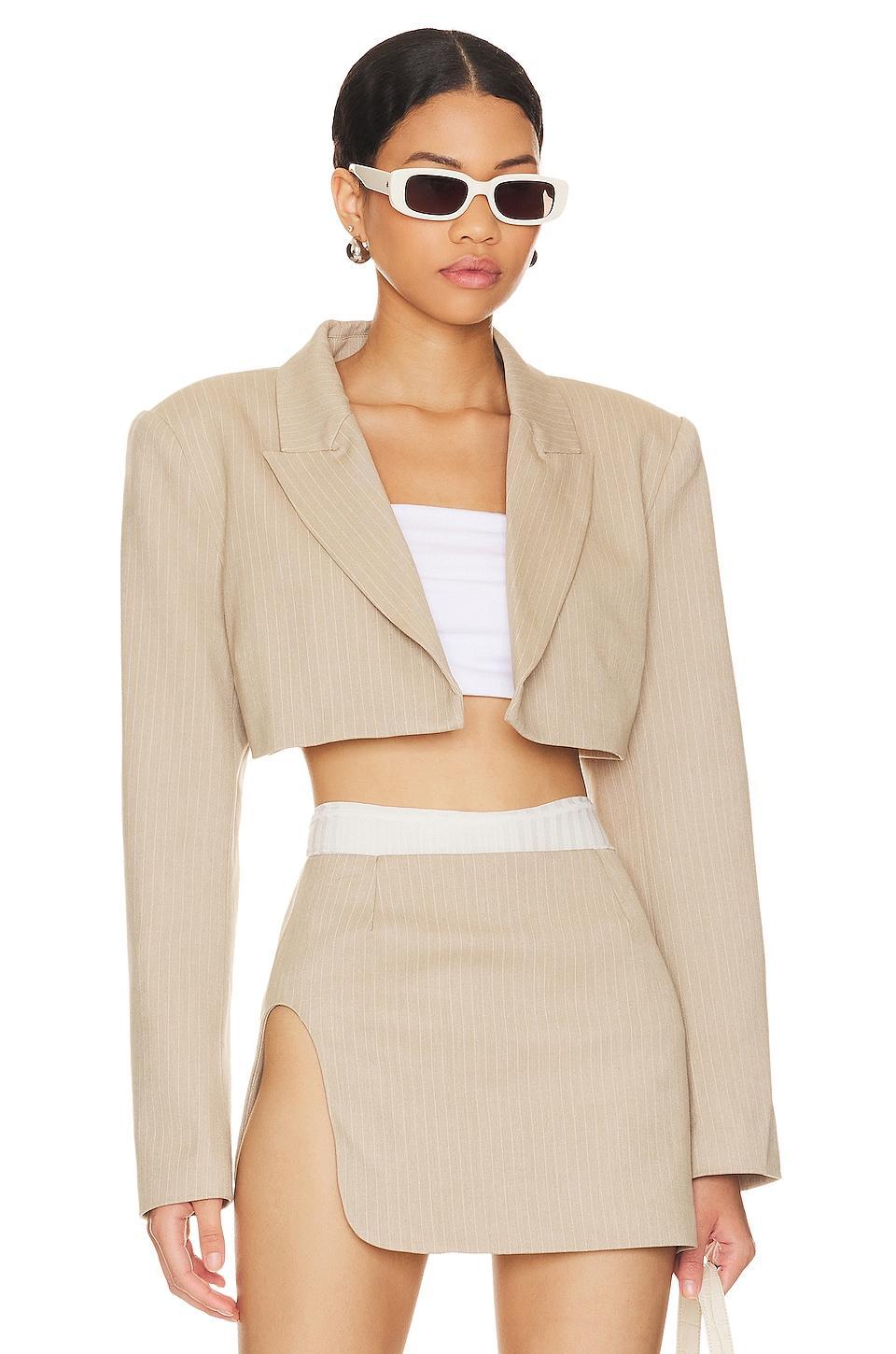 x REVOLVE Zayne Cropped Blazer BY.DYLN Product Image