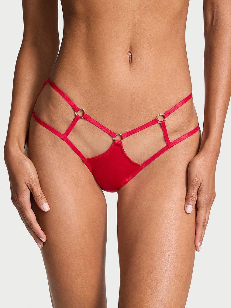 Strappy Hardware High-Leg Cheeky Panty Product Image