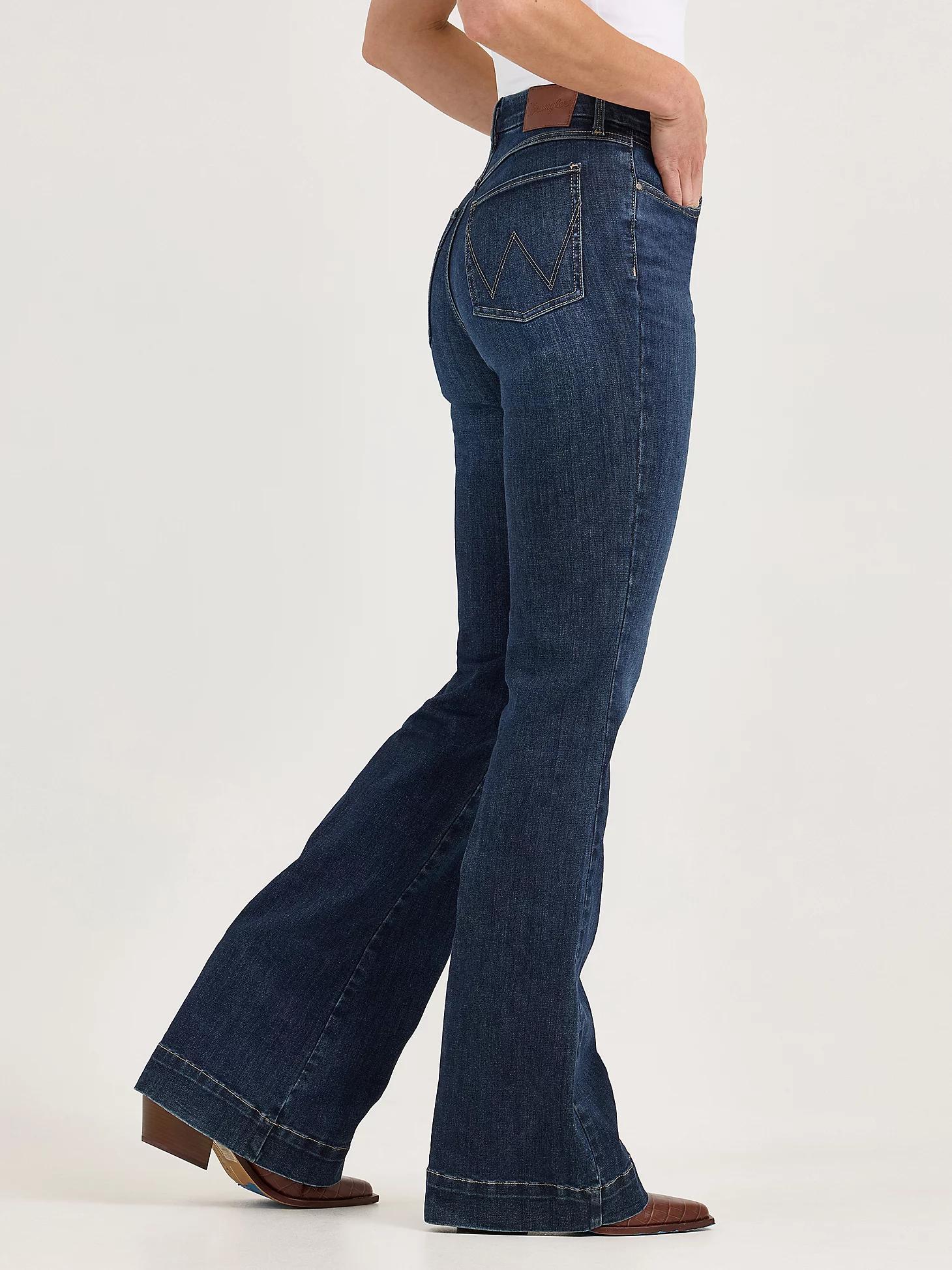 Women's Wrangler Bespoke High Rise Trouser Jean | Women's JEANS | Wrangler® Product Image