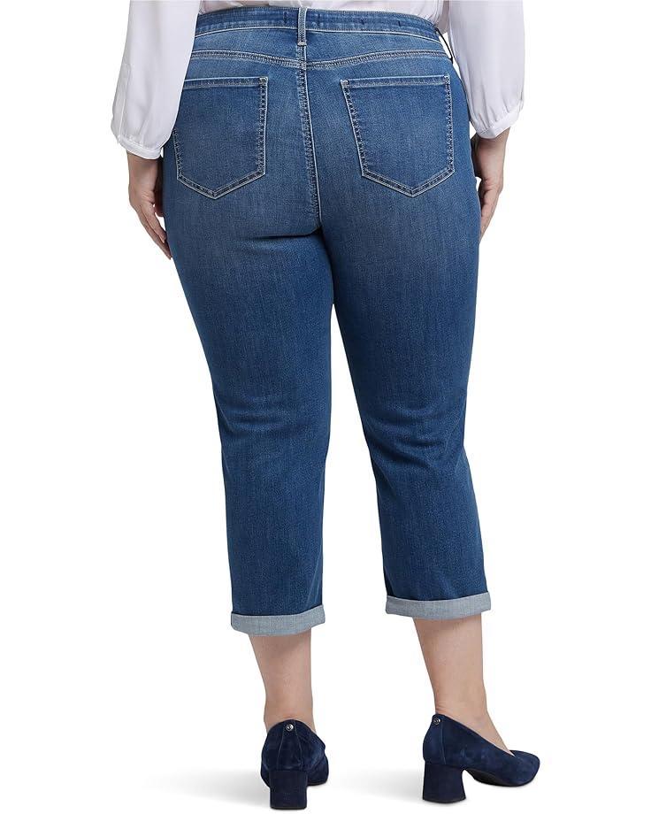 Plus Size Wide Leg Cropped Cargo Product Image