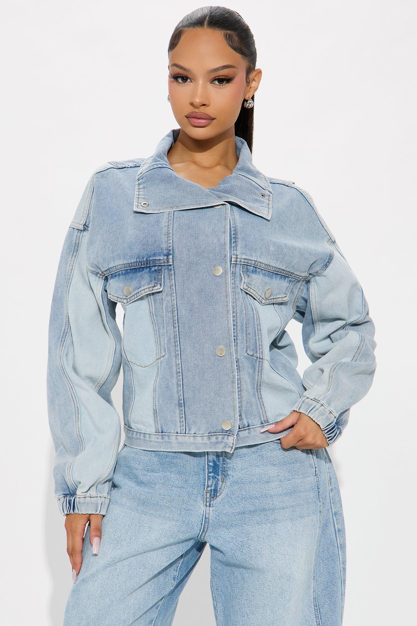 Vintage Cool Denim Jacket - Acid Wash Product Image