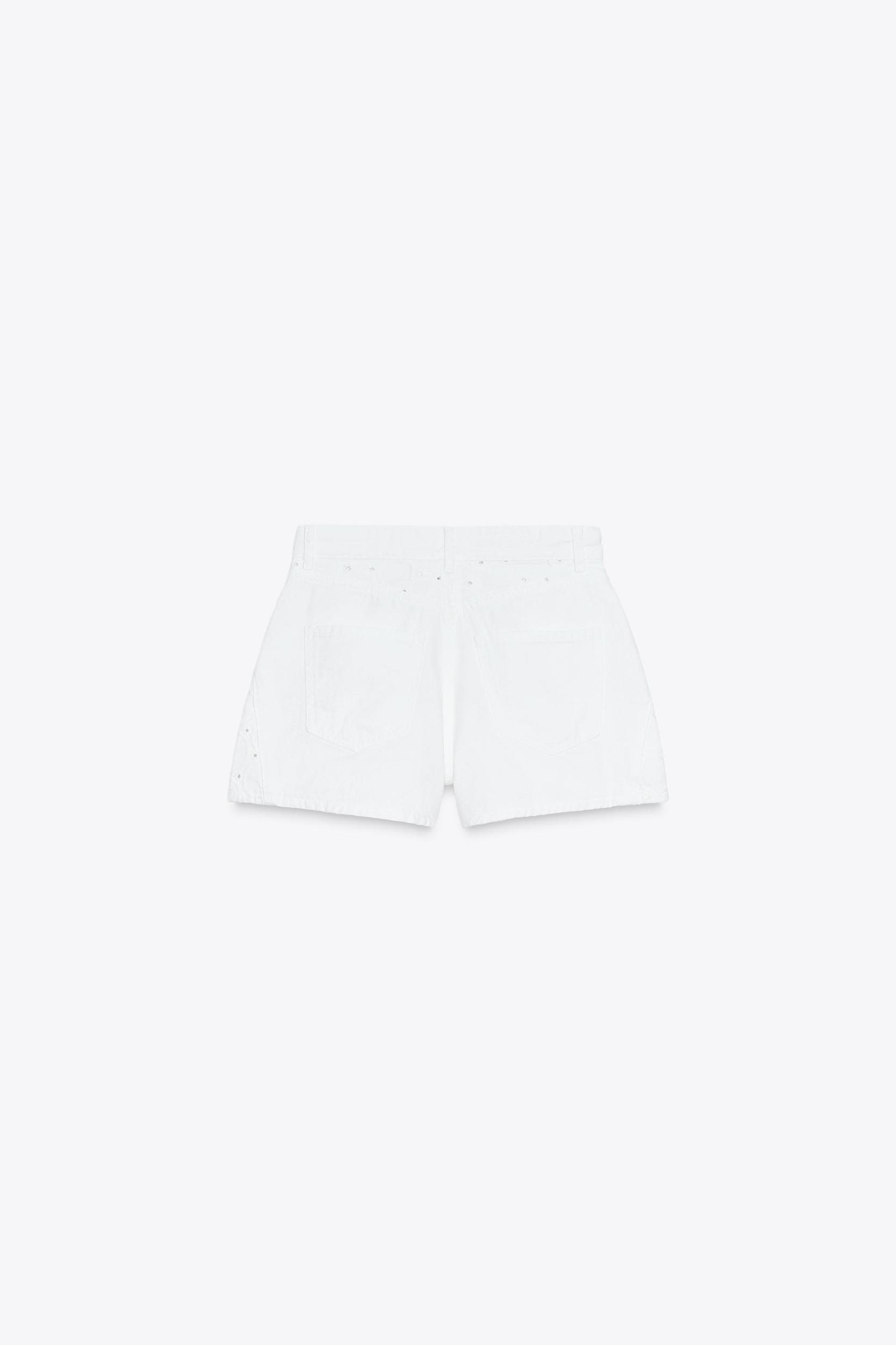 Z1975 SHORTS WITH OPENWORK EMBROIDERY Product Image