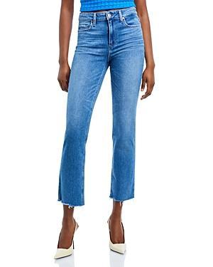 Paige Cindy High Rise Ankle Straight Jeans in Music Product Image