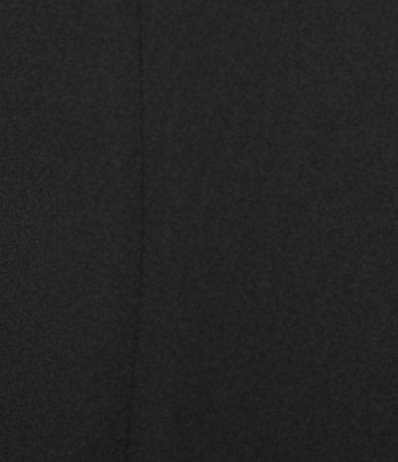 KARL LAGERFELD PARIS Scuba Crepe Contrast Trim Short Puff Sleeve A-Line Dress Product Image