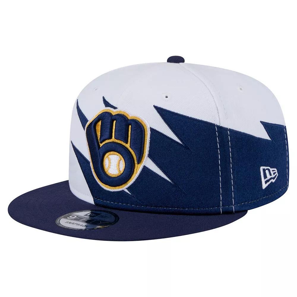 Men's New Era Red/White Philadelphia Phillies Jagged 9FIFTY Snapback Hat Product Image