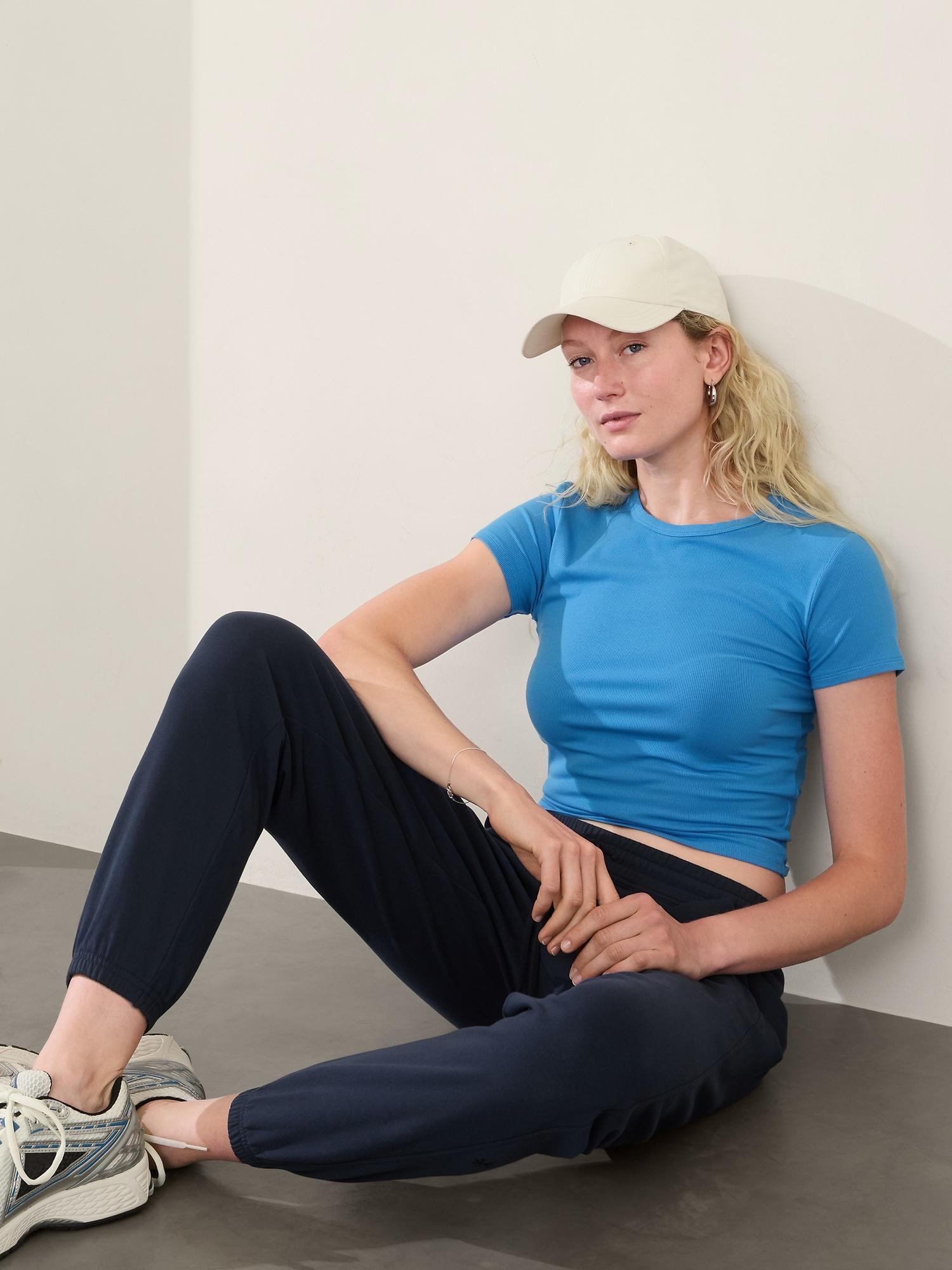 Signature Rib Crop Tee Product Image