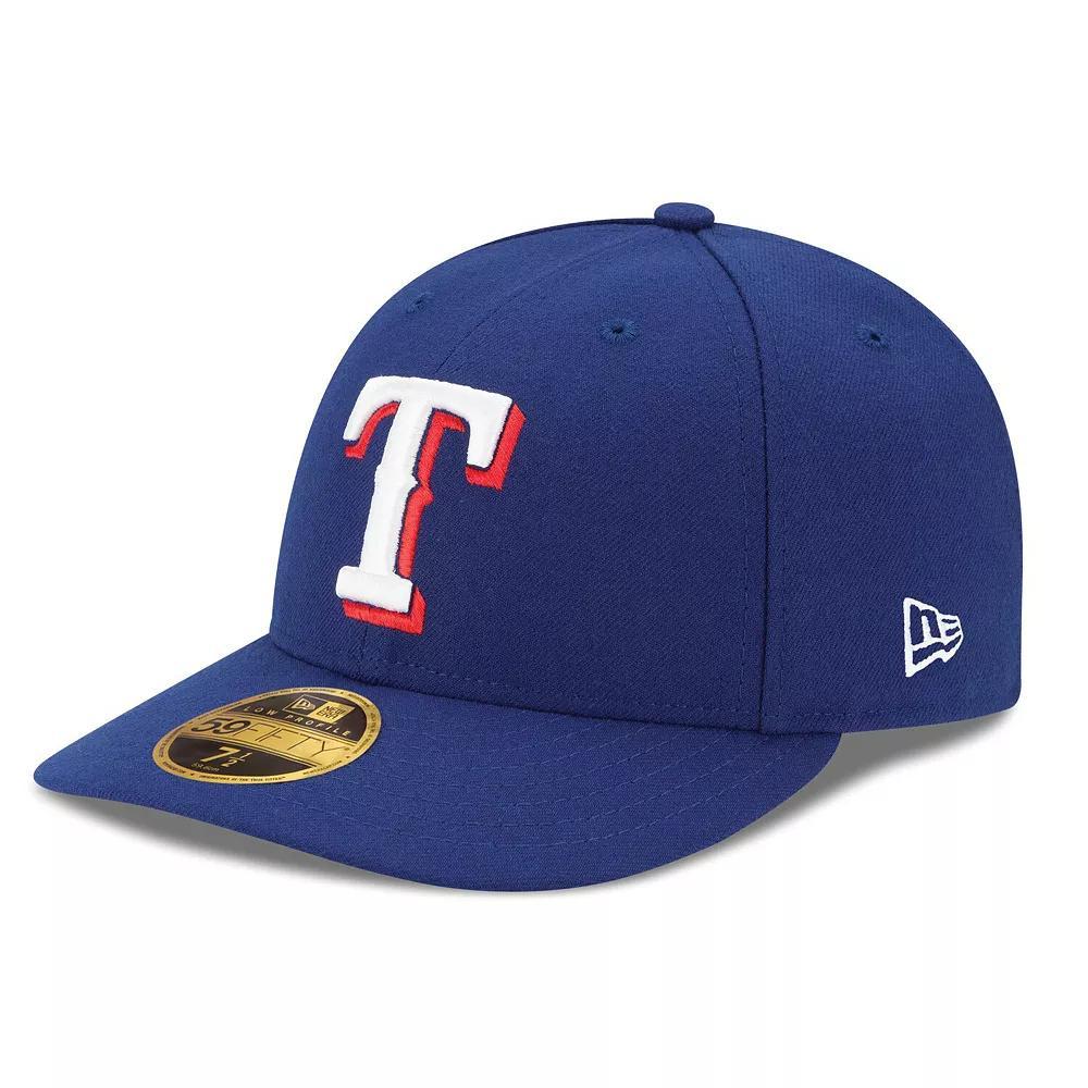 Men's New Era Royal Texas Rangers Game Authentic Collection On-Field Low Profile 59FIFTY Fitted Hat, Size: 7 3/8, Blue Product Image