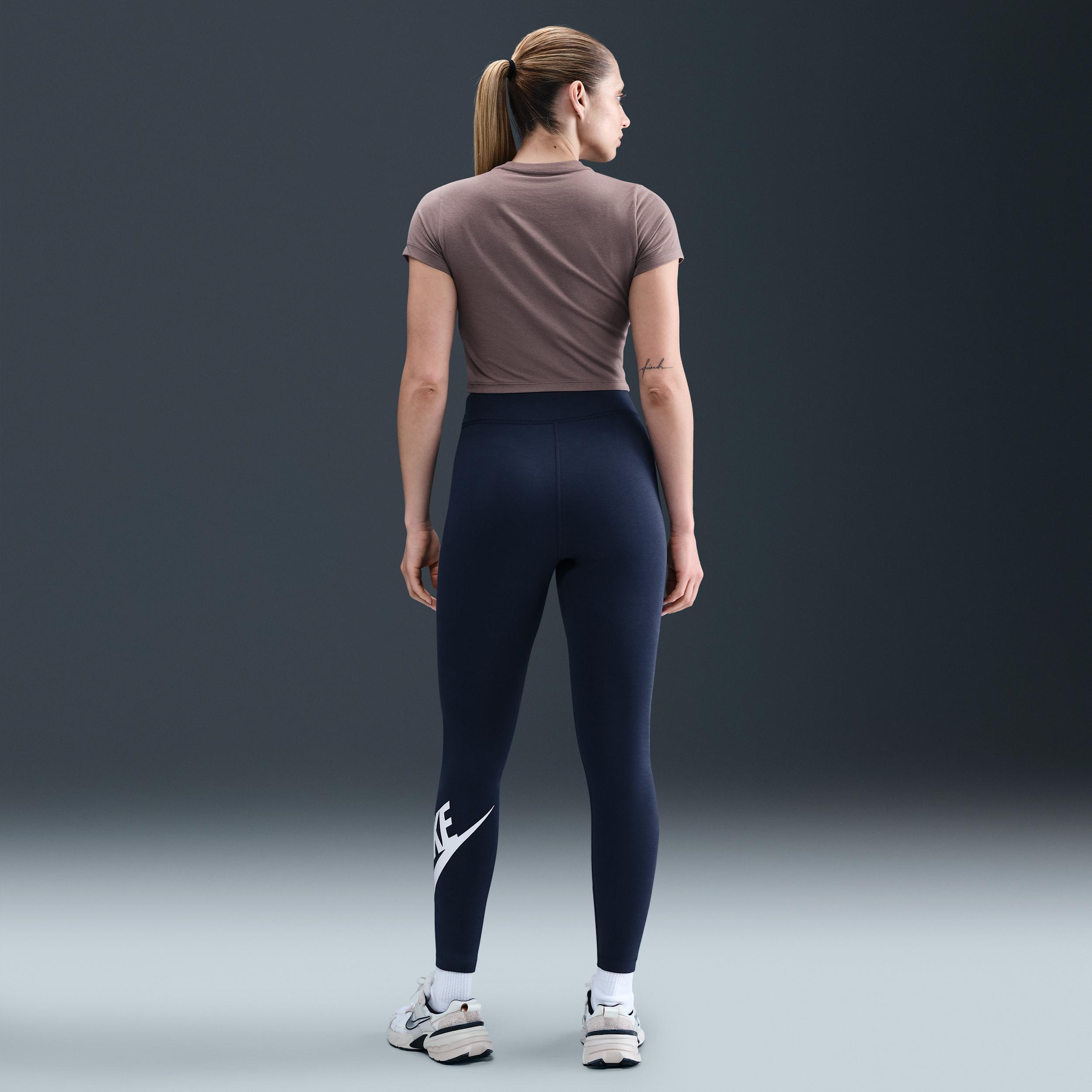 Women's Nike Sportswear Classics High-Waisted Graphic Leggings Product Image