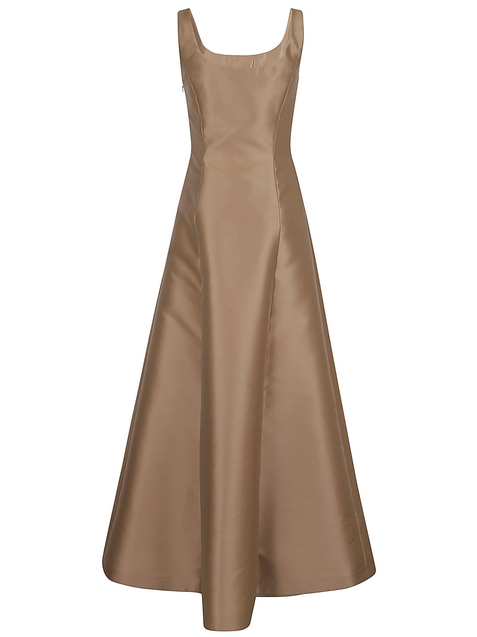 ALBERTA FERRETTI Long Dress In Beis Product Image