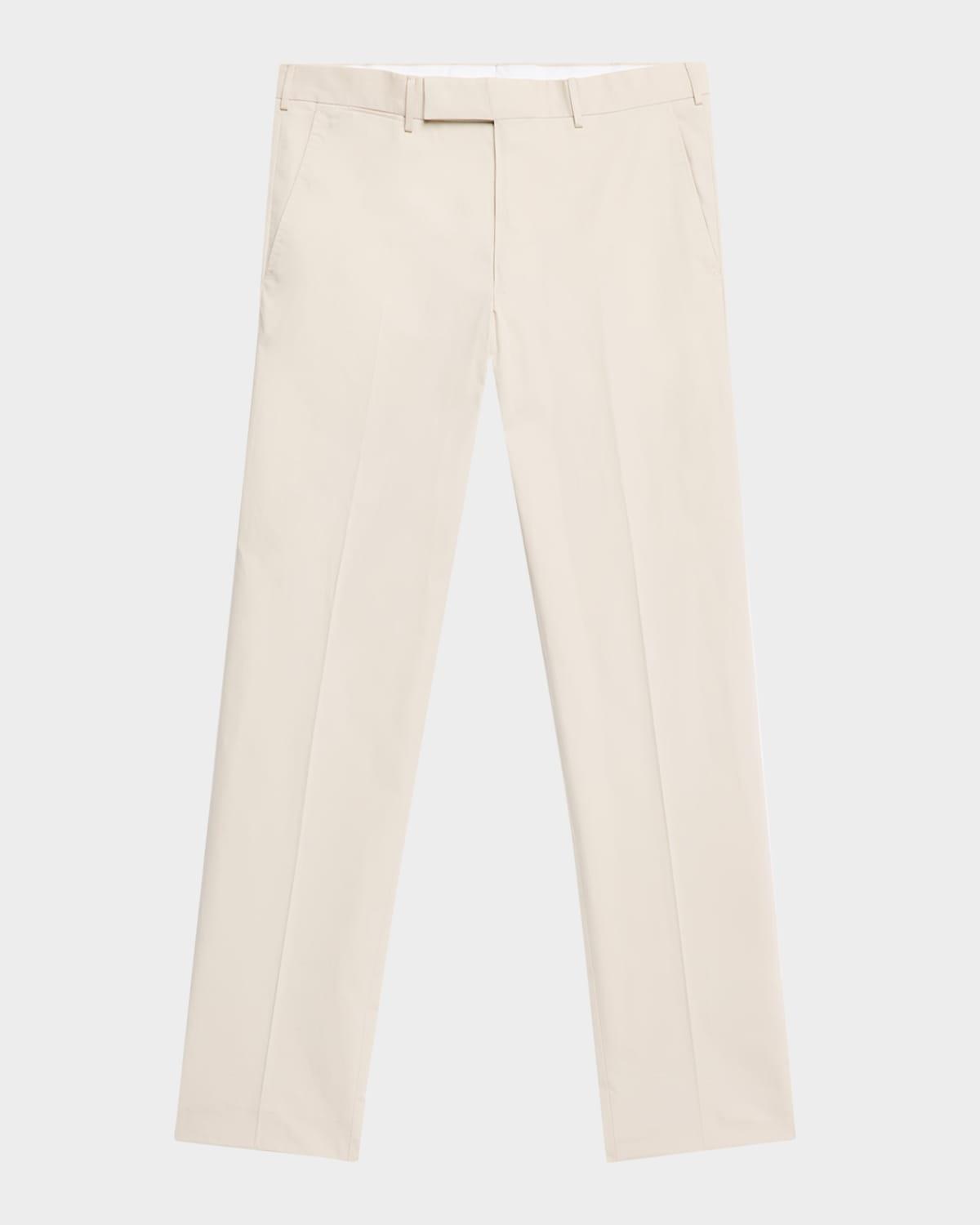 Mens Flat-Front Linen Pants Product Image