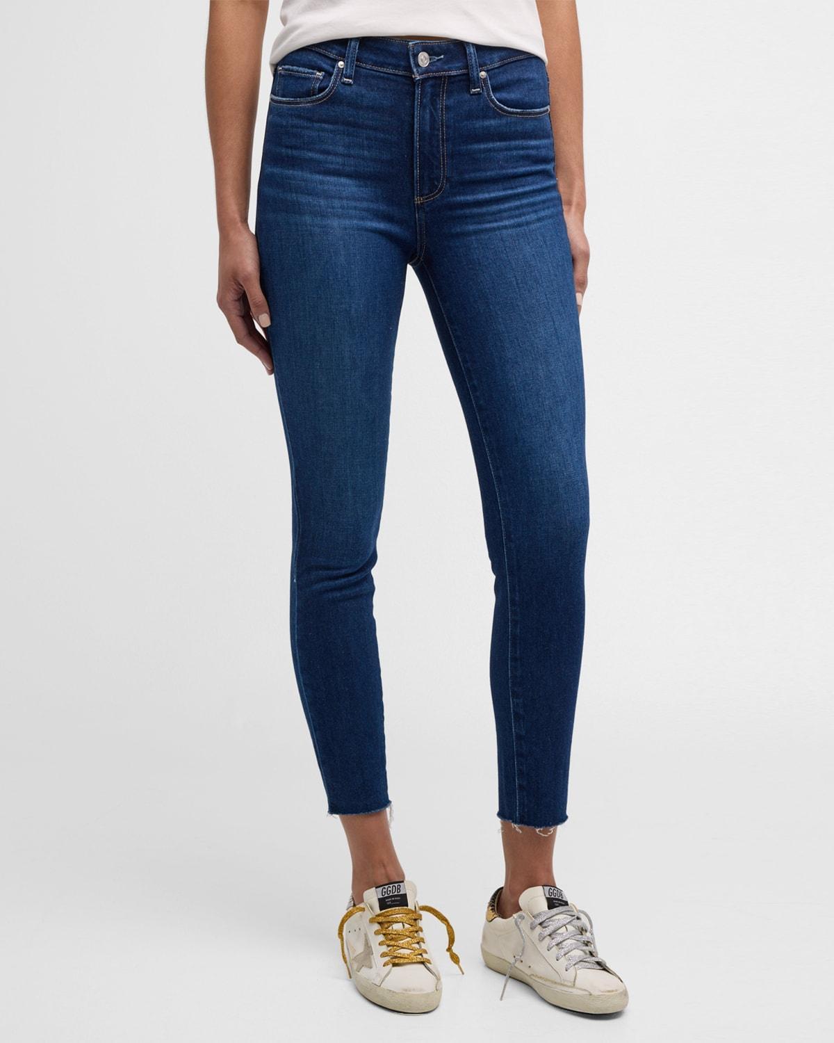 Paige Hoxton Ankle Raw Hem in Profound (Profound) Women's Jeans Product Image