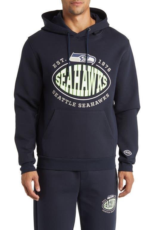 Men's BOSS X NFL  Black Minnesota Vikings Touchback Pullover Hoodie, Size: Medium Product Image