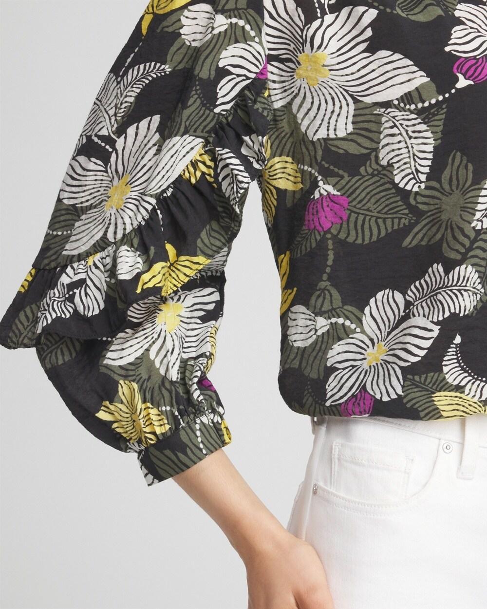 Ruffle Sleeve Blouse Product Image