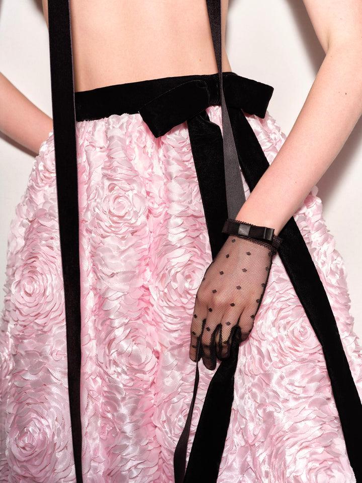 Nicolette Midi Skirt — Pink Product Image