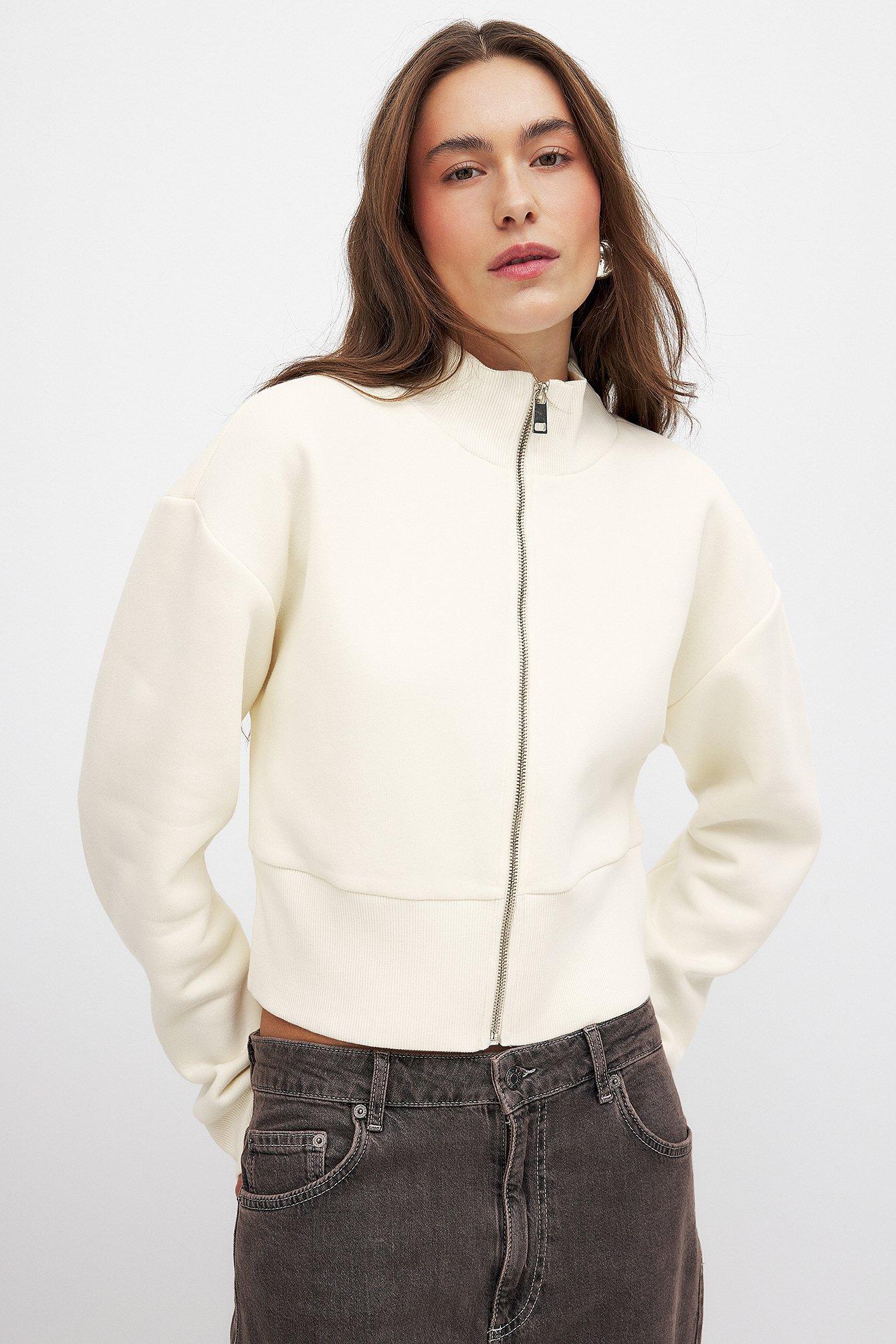 Fitted Zip Sweater Product Image