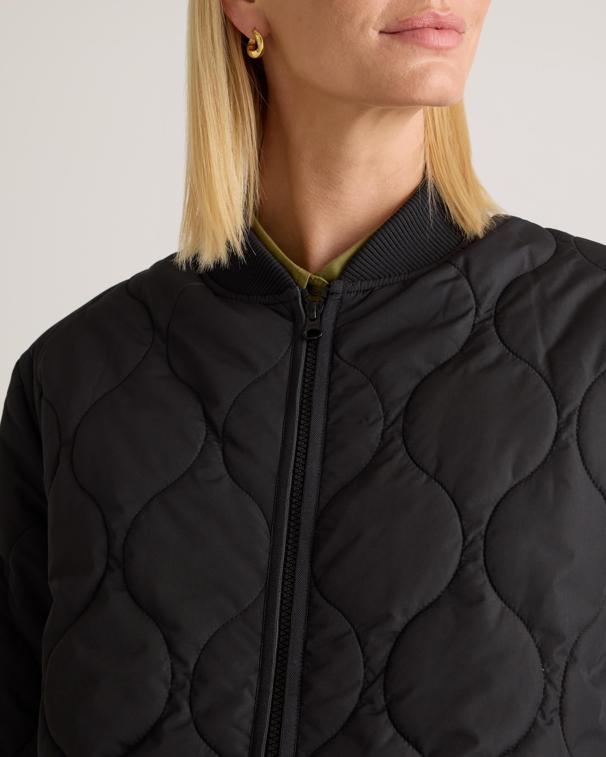 Quince | Women's Featherless Quilted Puffer Long Coat Recycled Polyester Product Image