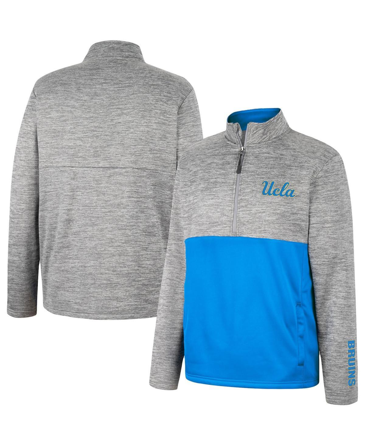Men's Colosseum Gray UCLA Bruins John Half-Zip Jacket, Size: 2XL, Grey Product Image