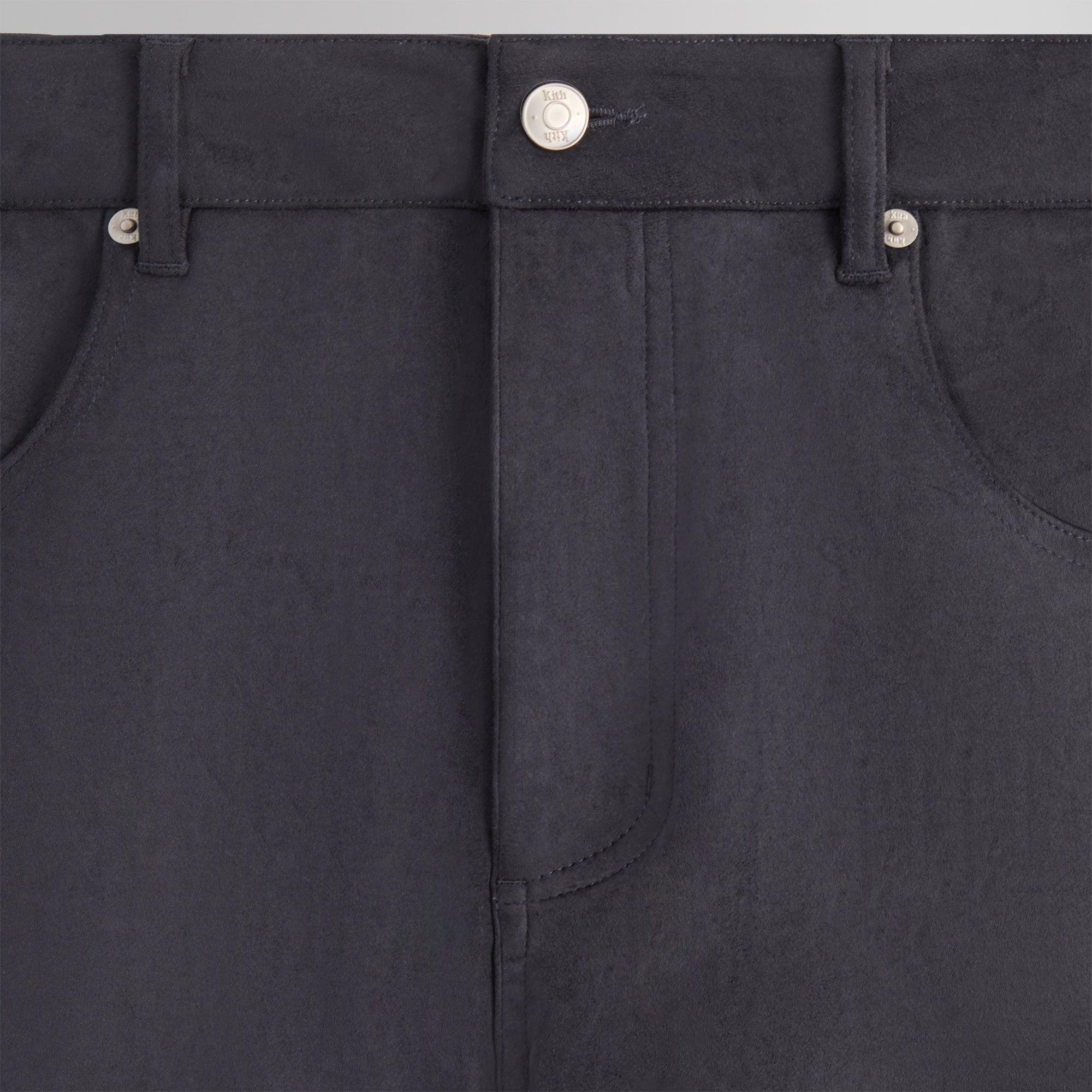 Kith Bonded Microsuede Centre Pant - Nocturnal Male Product Image