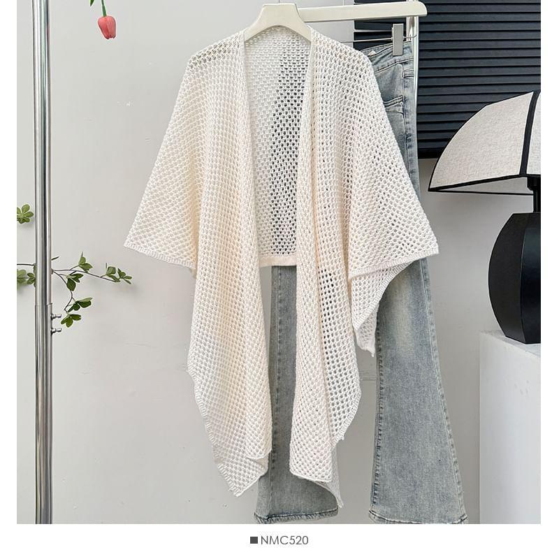 Convertible Open-Knit Cardigan Product Image