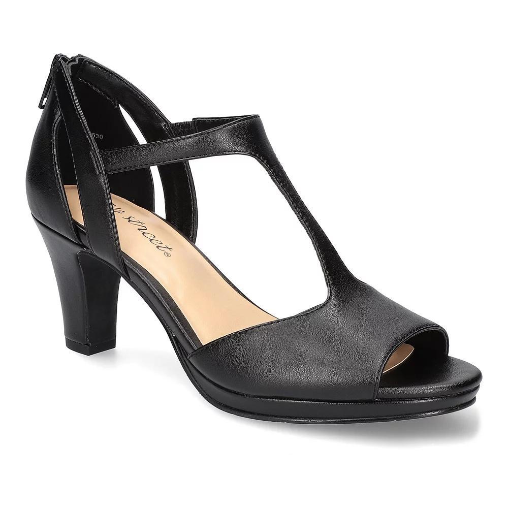 Easy Street Flash Women's Dress Sandals, Size: 7.5 Wide, Black Product Image