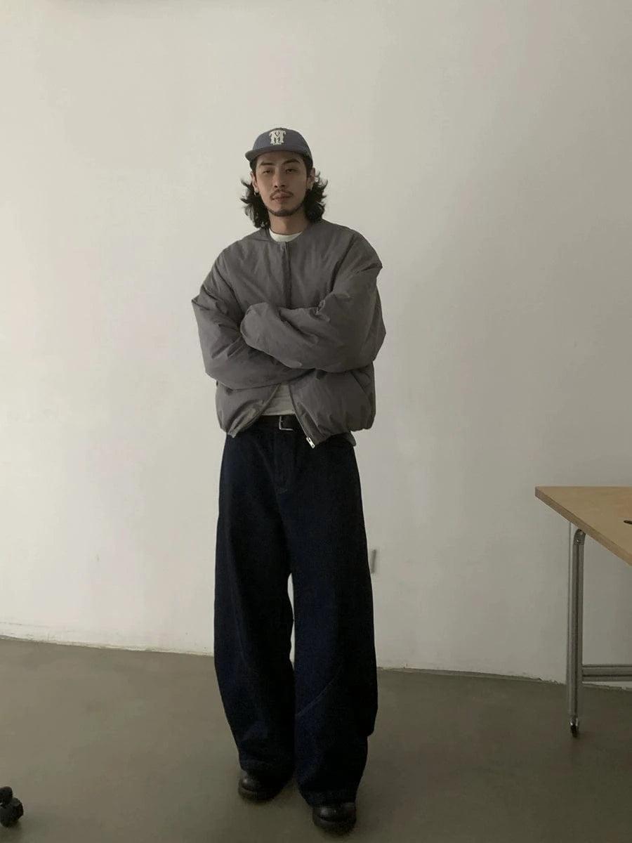 RT No. 18766 WIDE SCIMITAR DENIM JEANS Product Image