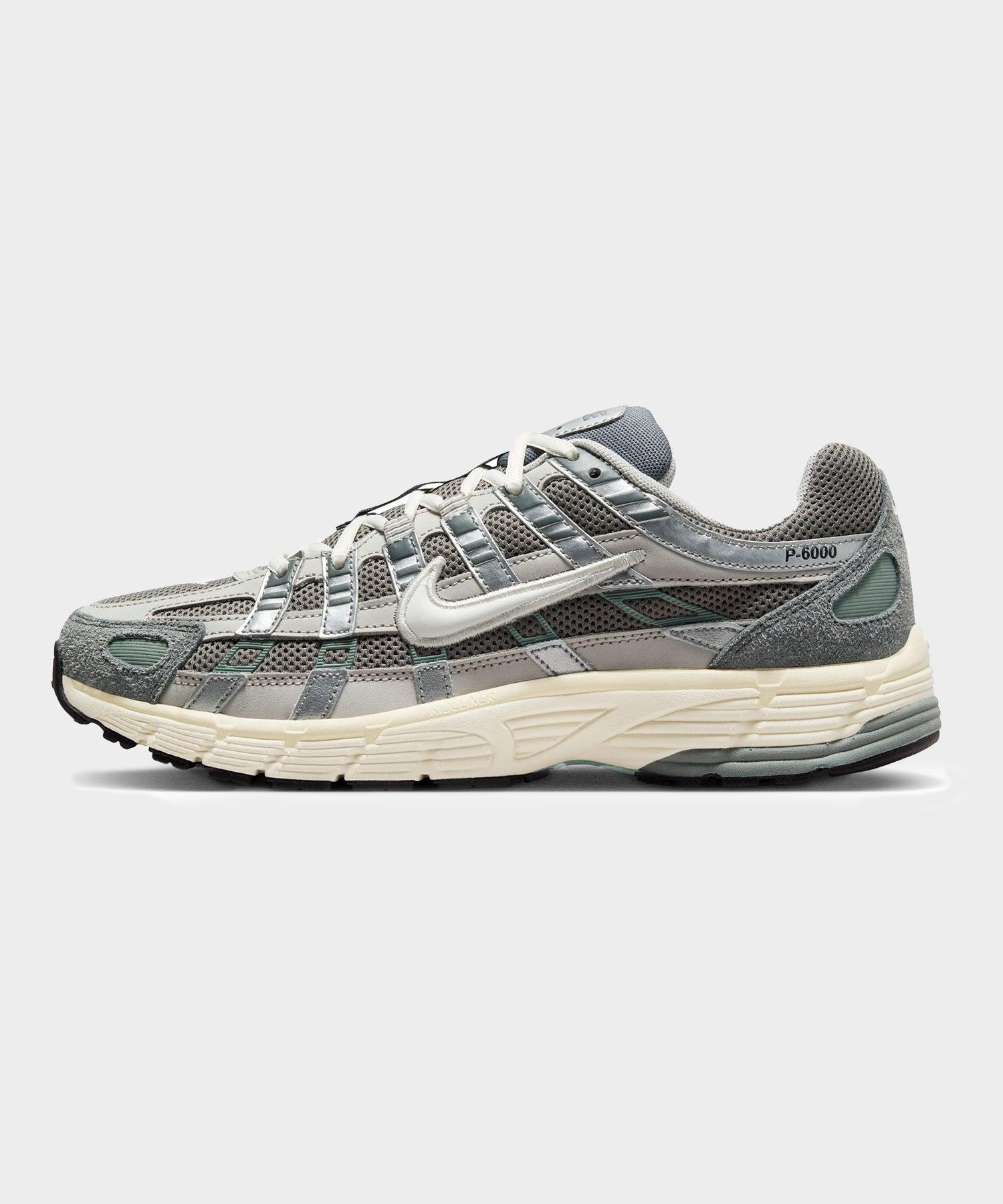 Nike P-6000 in Flat Pewter + Metallic Silver Product Image
