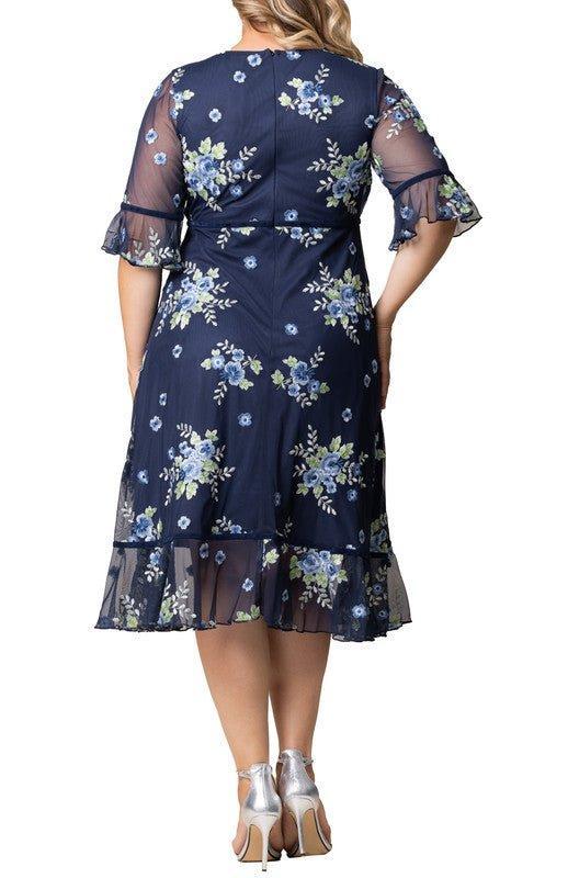 Wildflower Embroidered Dress - Plus Product Image