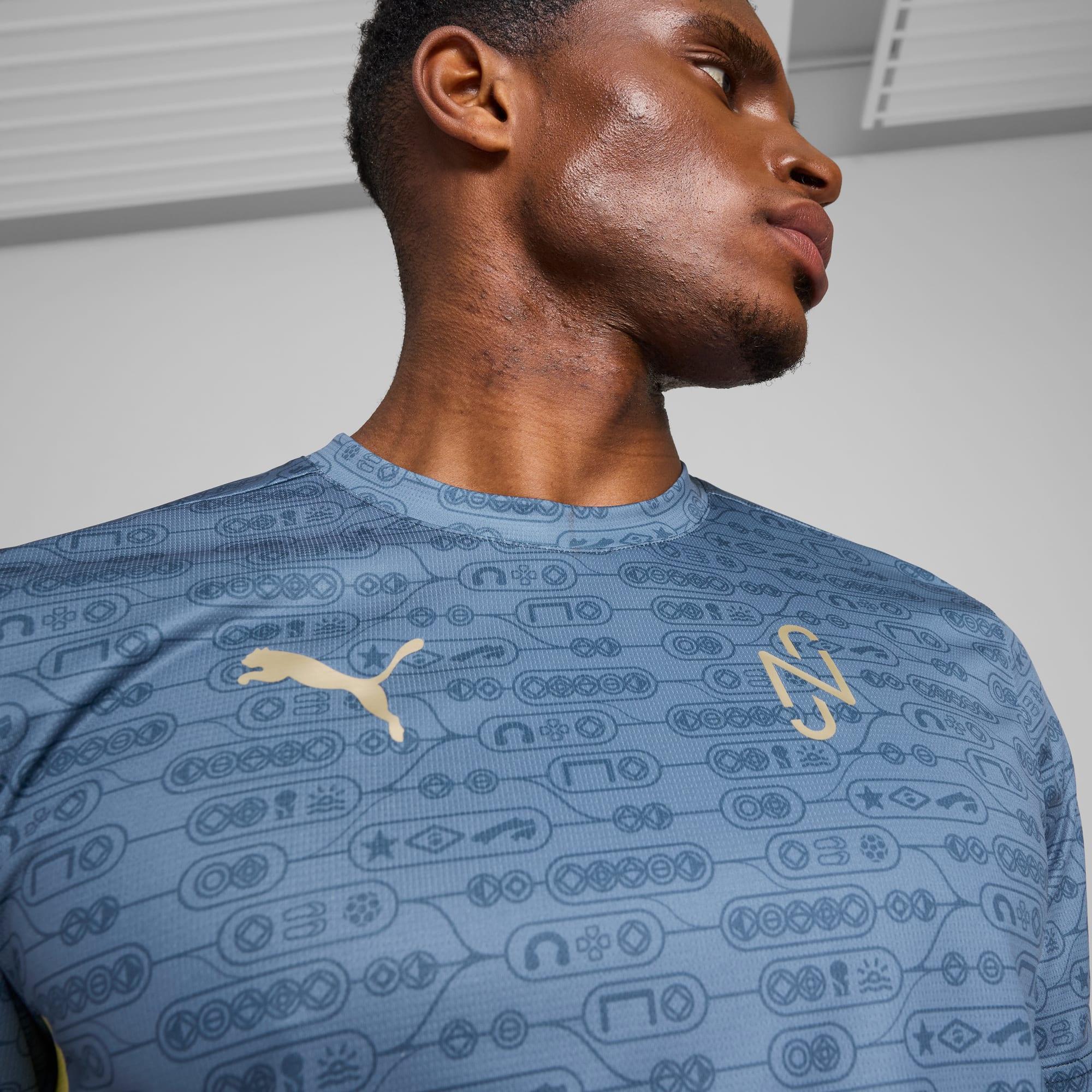PUMA x NEYMAR JR BNA Mens Jersey in Blue Horizon/Pel Yellow Product Image