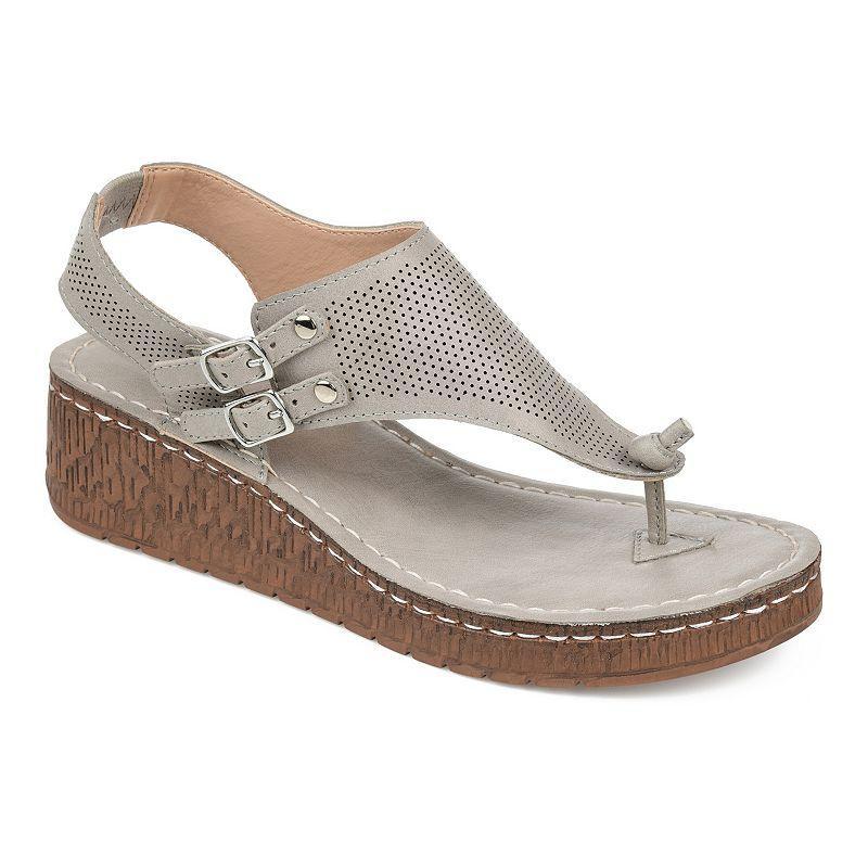 Journee Mckell Womens Wedge Sandals Product Image