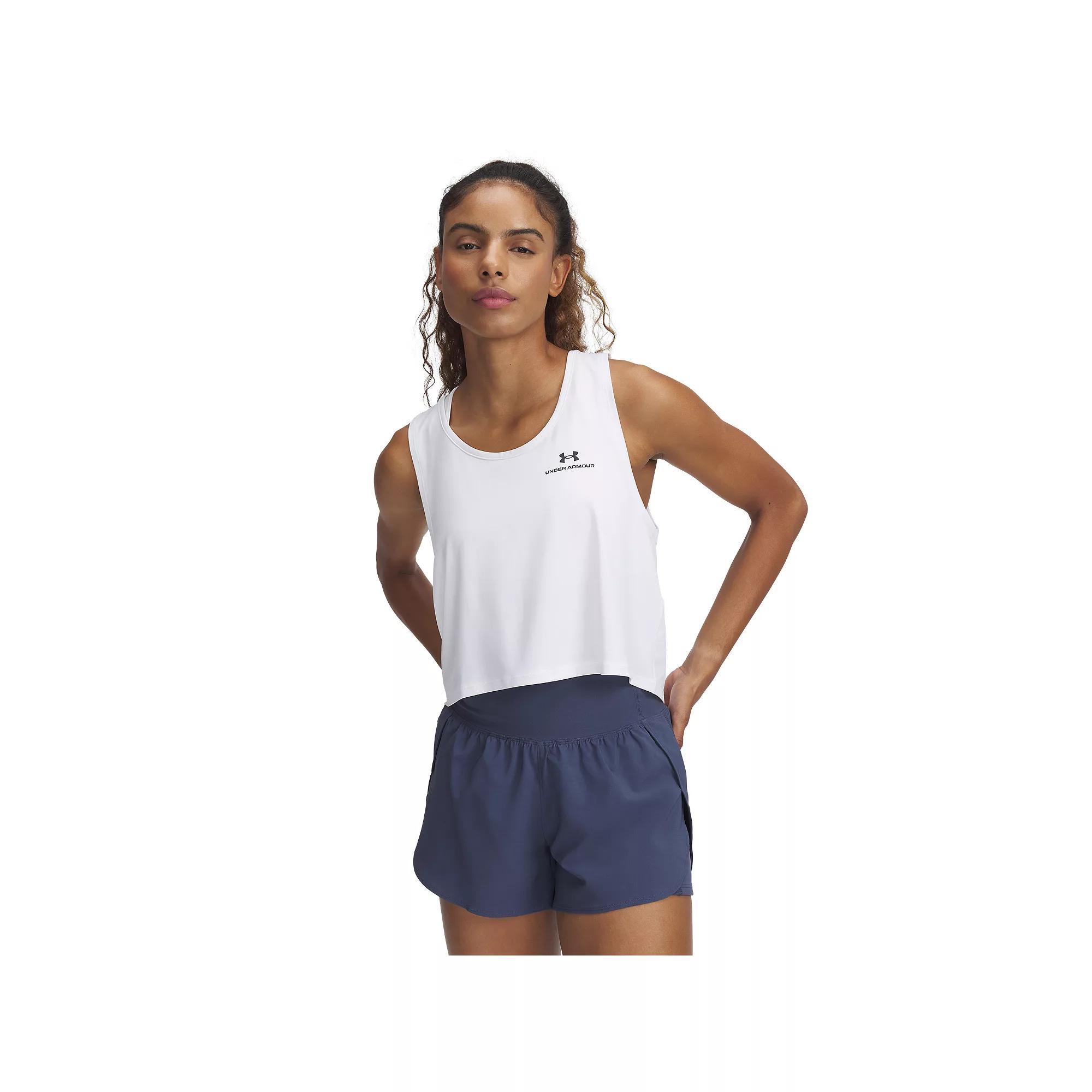 Women's Under Armour Vanish 2-in-1 Shorts, Size: Large, Downpour Gray Product Image