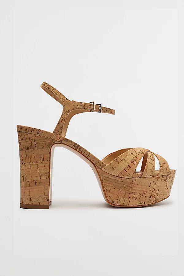 Keefa Metallic Leather Platform Sandals Product Image