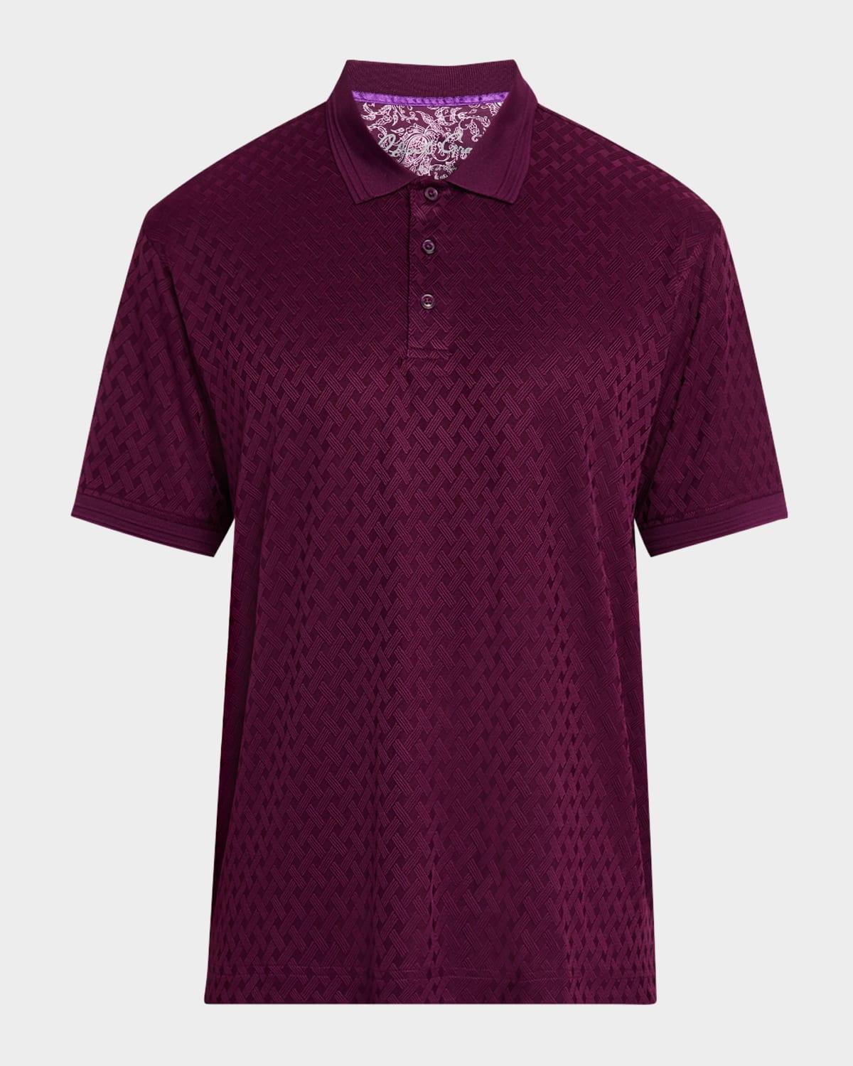 Mens Elias Knit Polo Shirt Product Image
