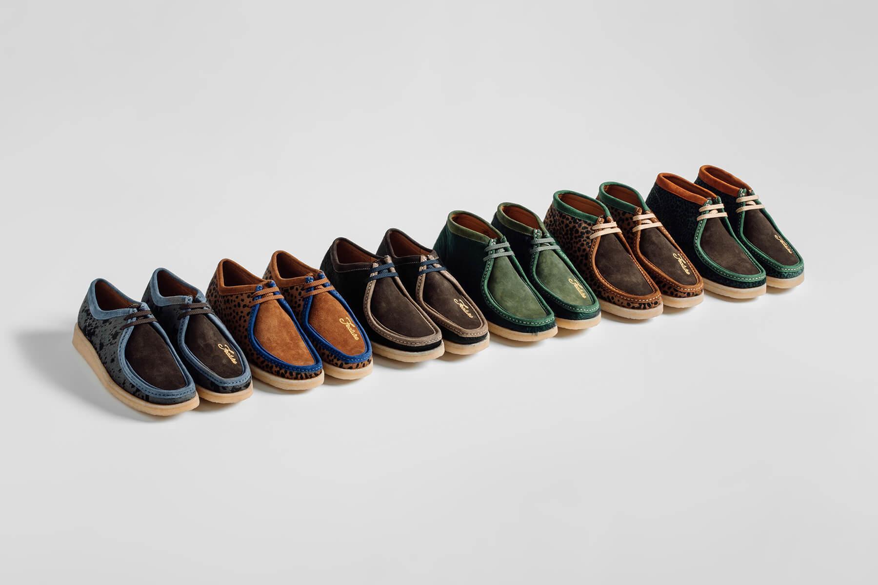 Feature x Padmore & Barnes P204 Original Low Top - Animal/Purple Male Product Image