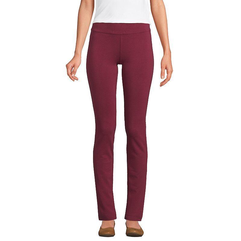 Women's Lands' End Starfish Slim-Cut Pull-On Pants, Size: Small, Evening Blue Product Image