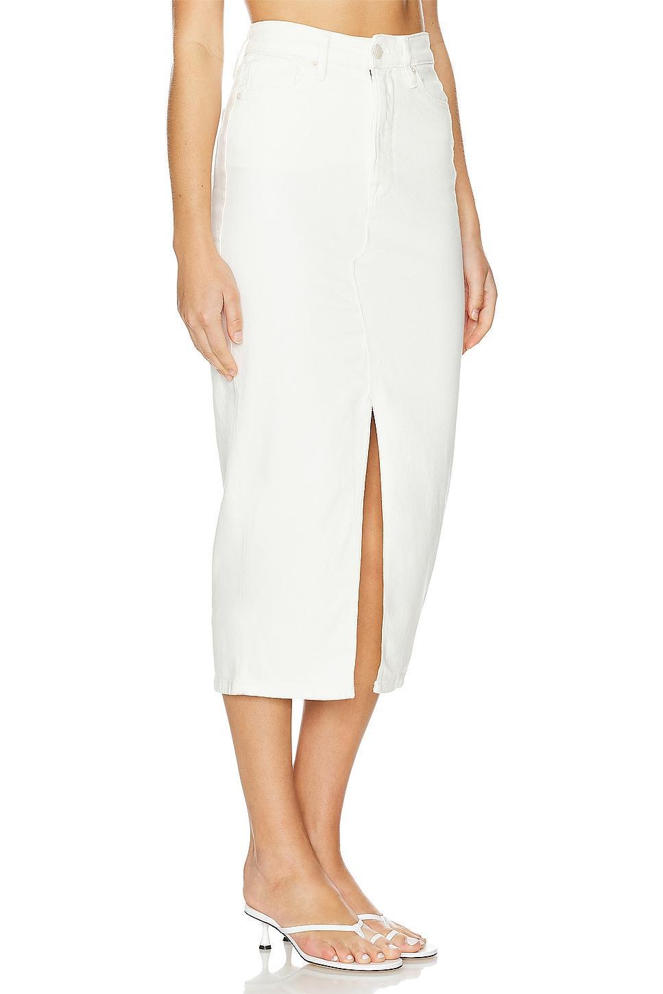 Slit Front Midi Skirt Good American Product Image