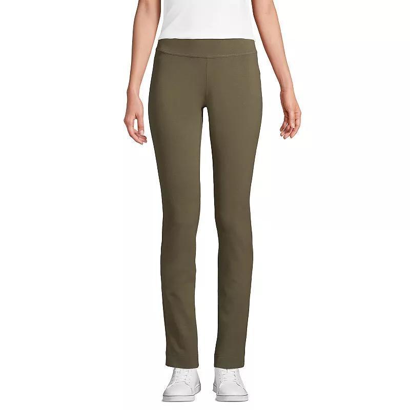Women's Lands' End Starfish Slim-Cut Pull-On Pants, Size: Small, Evening Blue Product Image