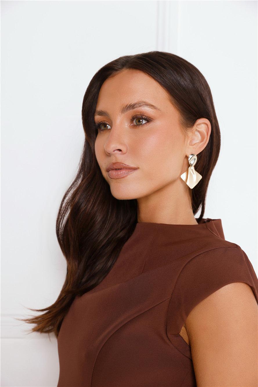 Day In The Life Earrings Gold Product Image