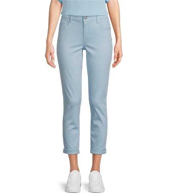 Gibson & Latimer Perfect Fit Roll-Cuff Skinny Twill Pants Product Image
