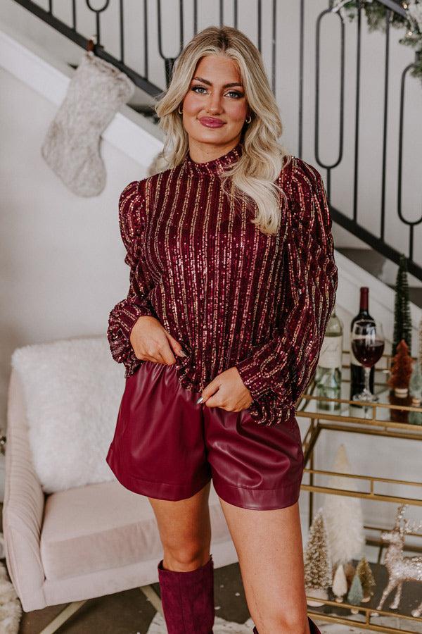 Midnight Mantra Sequin Top Product Image