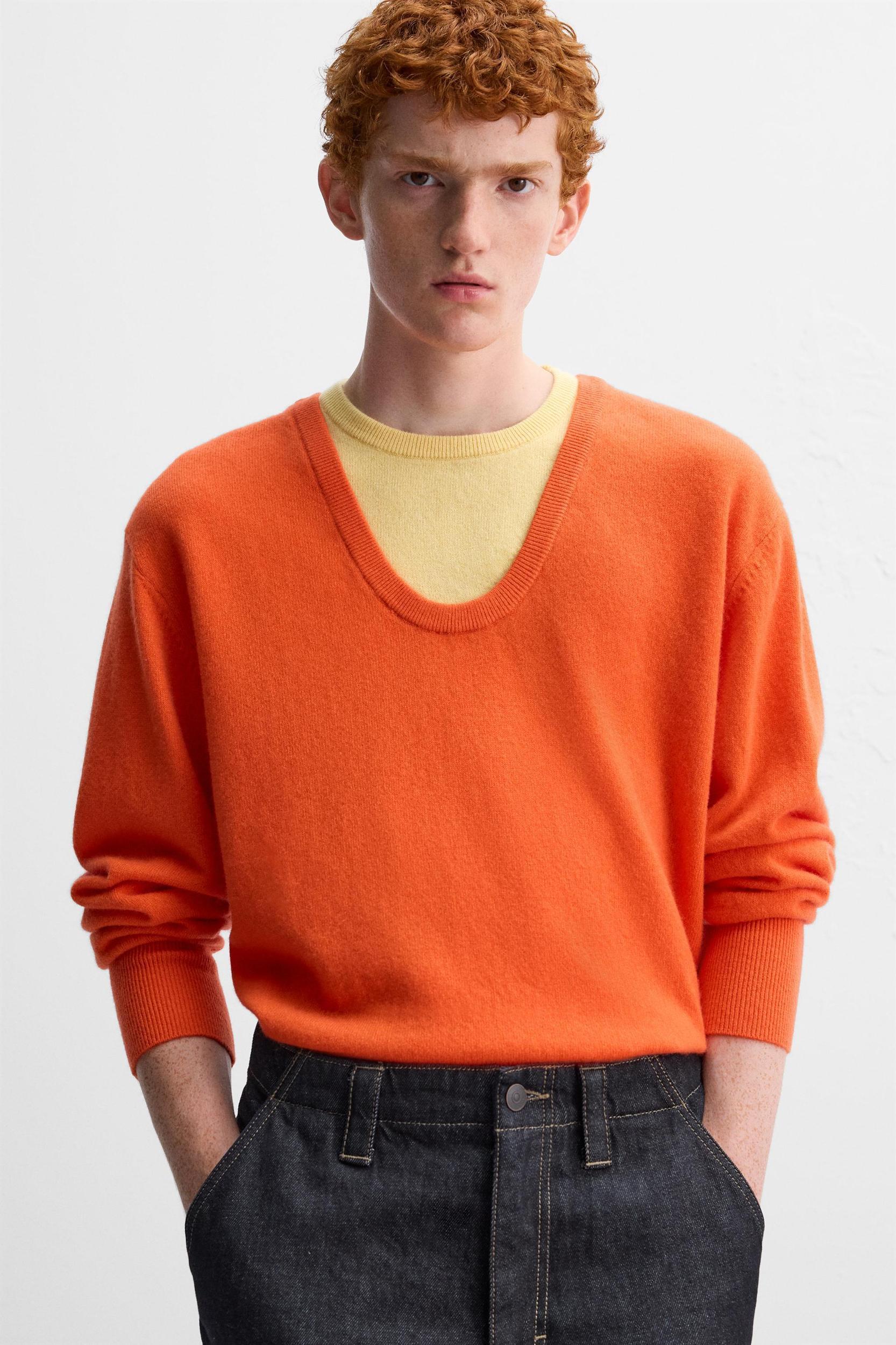 COLOR BLOCK WOOL SWEATER X HARRY LAMBERT Product Image