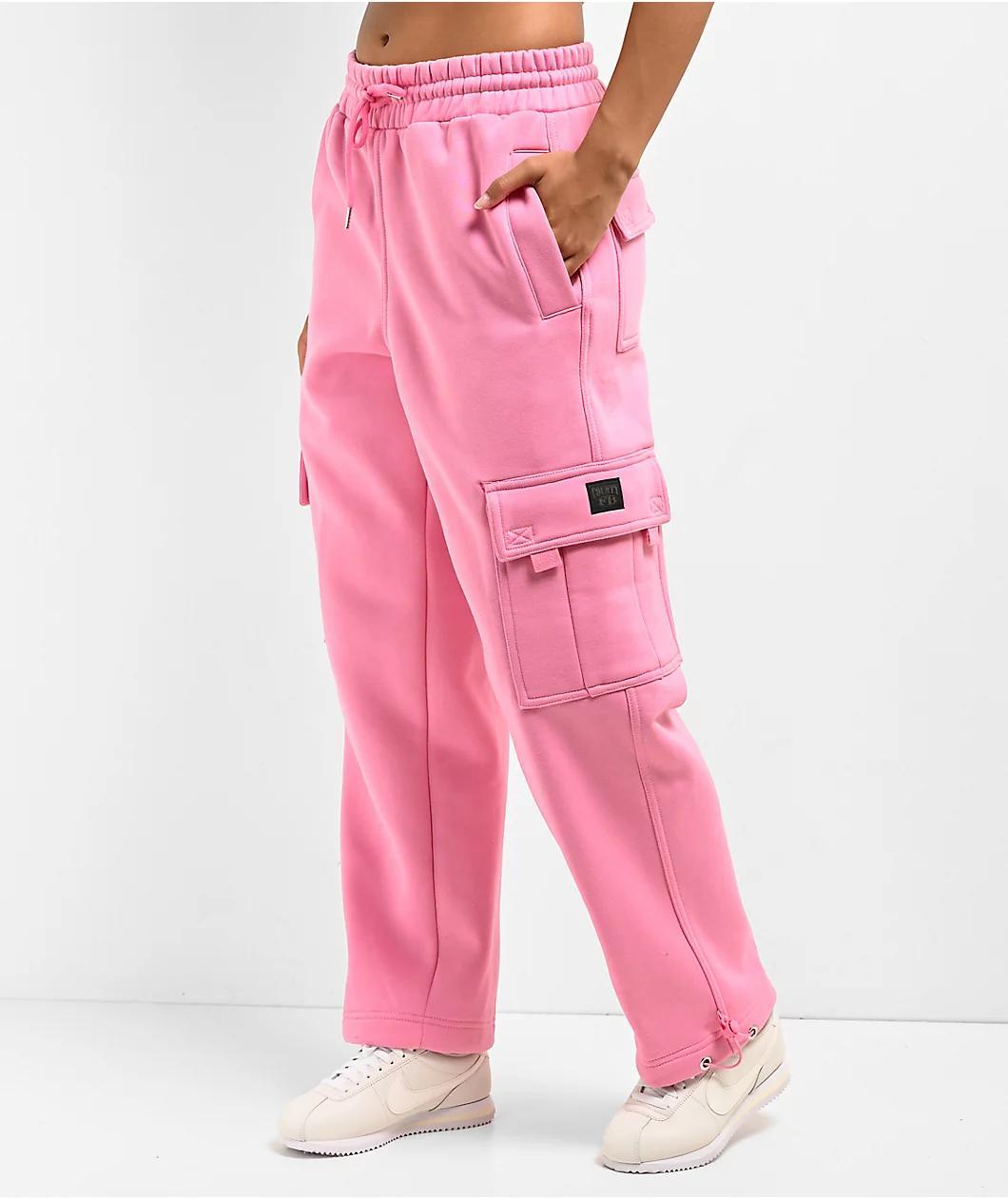 FB County Pink Velour Sweat Pants Product Image